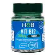 Holland & Barrett Vitamin B12 + Cyanacobalamin 500ug 120 Tablets