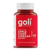 Goli Nutrition Apple Cider Vinegar ACV 60 Gummies