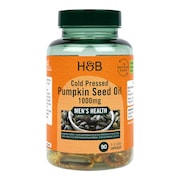 Holland & Barrett Cold Pressed Pumpkin Seed Oil 1000mg 90 Capsules
