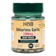 Holland & Barrett Enteric Coated Odourless Garlic 1000mg 60 Tablets