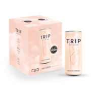 TRIP Multipack Peach Ginger CBD Drinks 4x 250ml