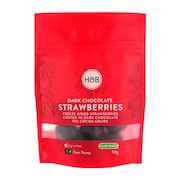 Holland & Barrett Dark Chocolate Strawberries 90g