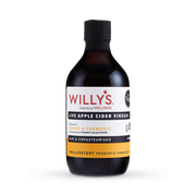 Willy's Organic Honey & Turmeric Live Apple Cider Vinegar 500ml