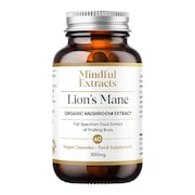 Mindful Extracts Organic Lion’s Mane Mushroom Extract 60 Vegan Capsules