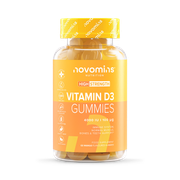 Novomins Vitamin D3 4000IU Mango Flavoured 60 Gummies
