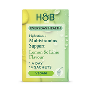 Holland & Barrett Hydration + Health Wellness Support Lemon Lime Flavour 14 Sachets