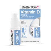 BetterYou Vitamin D1000 Daily Oral Spray Natural Peppermint Flavour 15ml