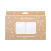 Soft Satin Pillowcase Set - Cloud