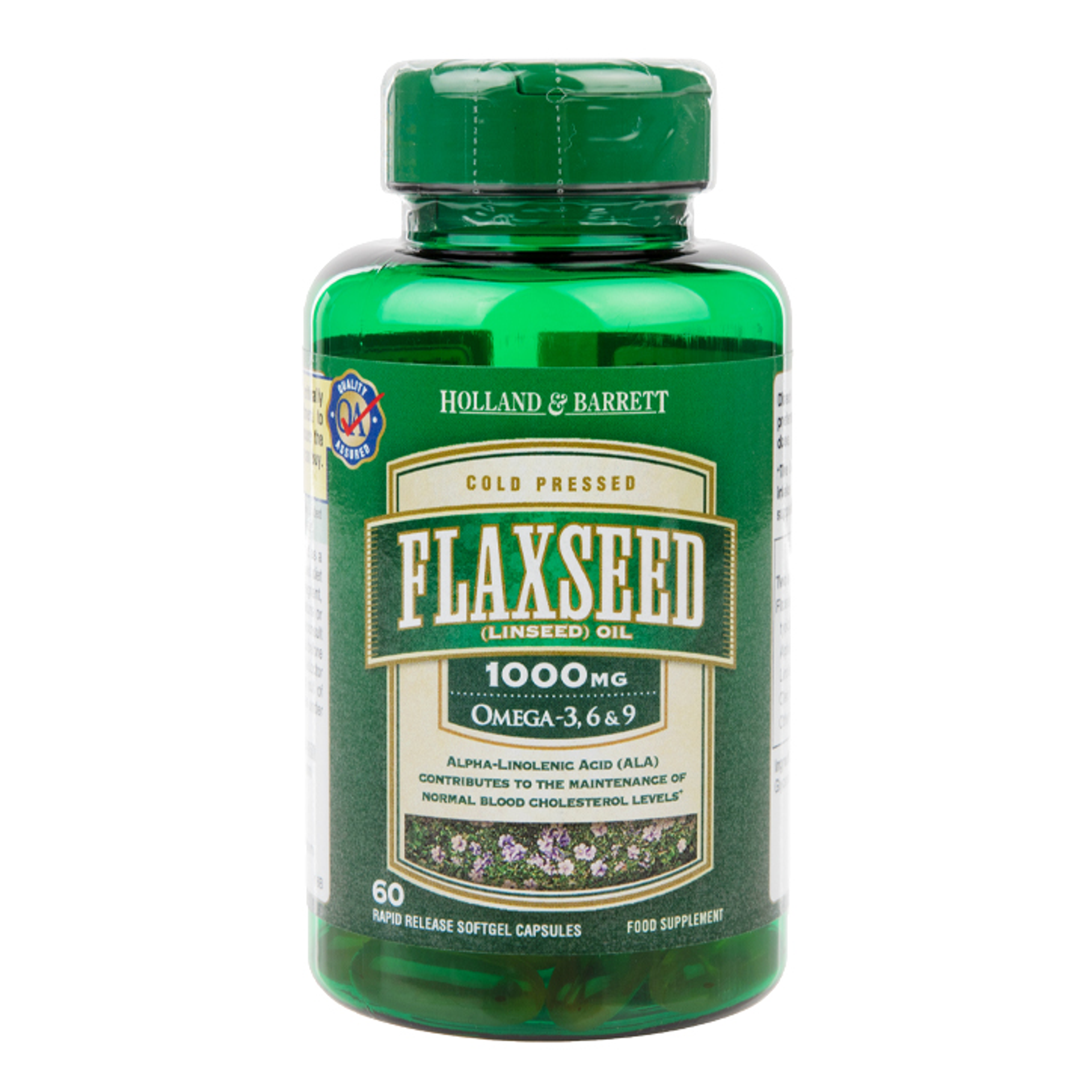 H&B Flaxseed Linseed Oil Capsules Holland & Barrett