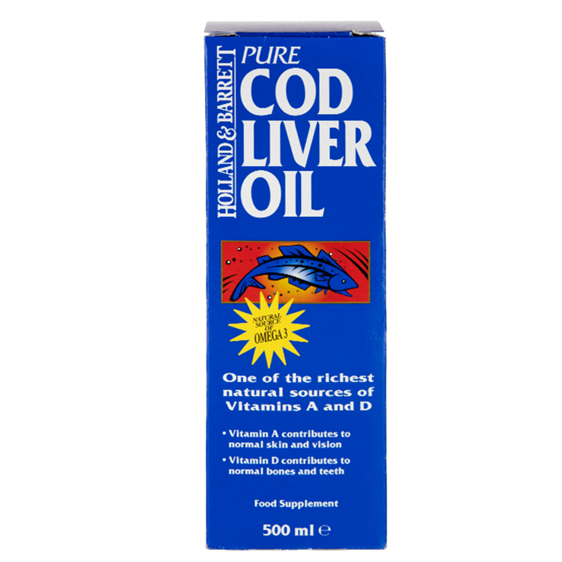 H&B Cod Liver Oil Pure Liquid Holland & Barrett