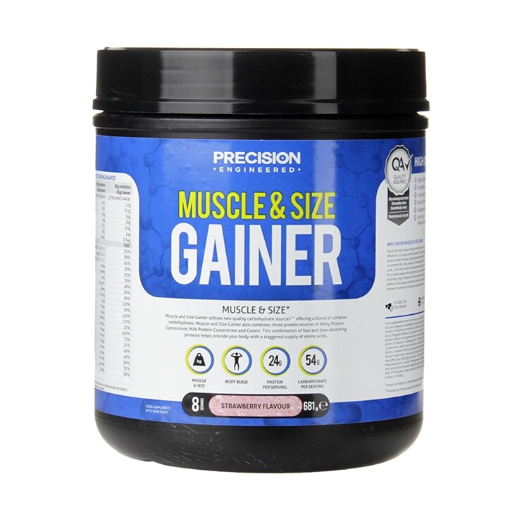 Precision Engineered Muscle & Size Gainer Powder Strawberry 681g