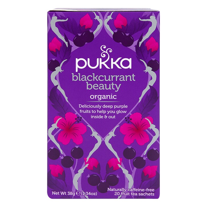 Pukka Organic Blackcurrant Beauty Fruit Tea 36g