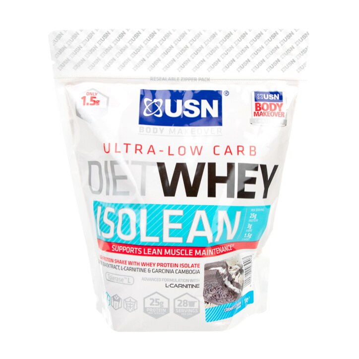 USN Diet Whey Isolean Cookies & Cream 1kg