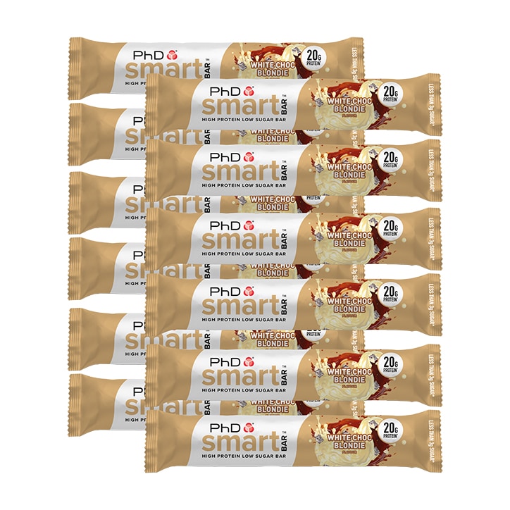 PhD Smart Bar White Chocolate Blondie 12 x 64g