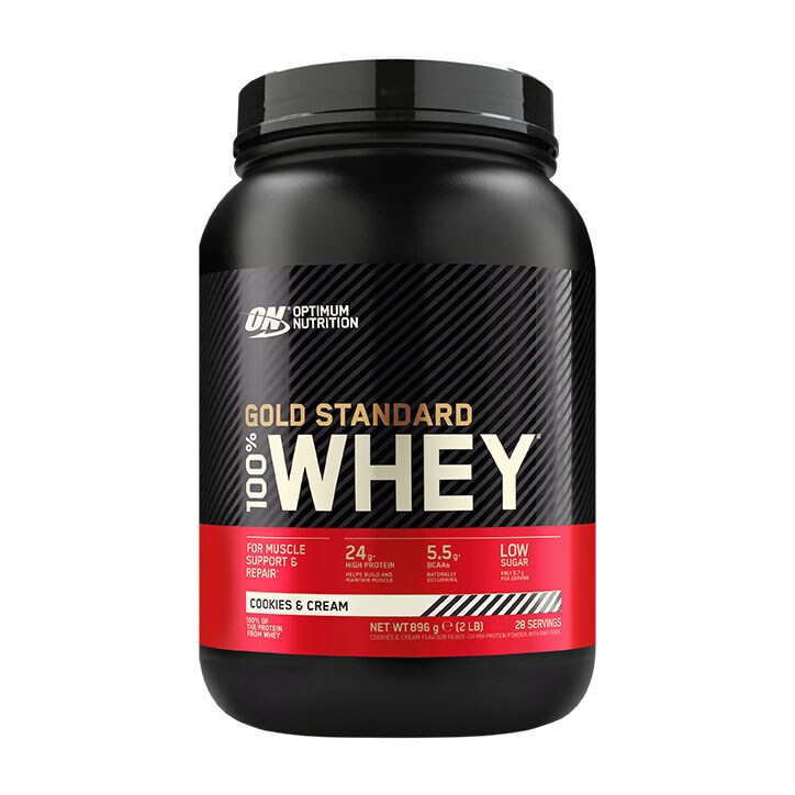 Optimum Nutrition Gold Standard 100% Whey Powder Cookies & Cream 908g