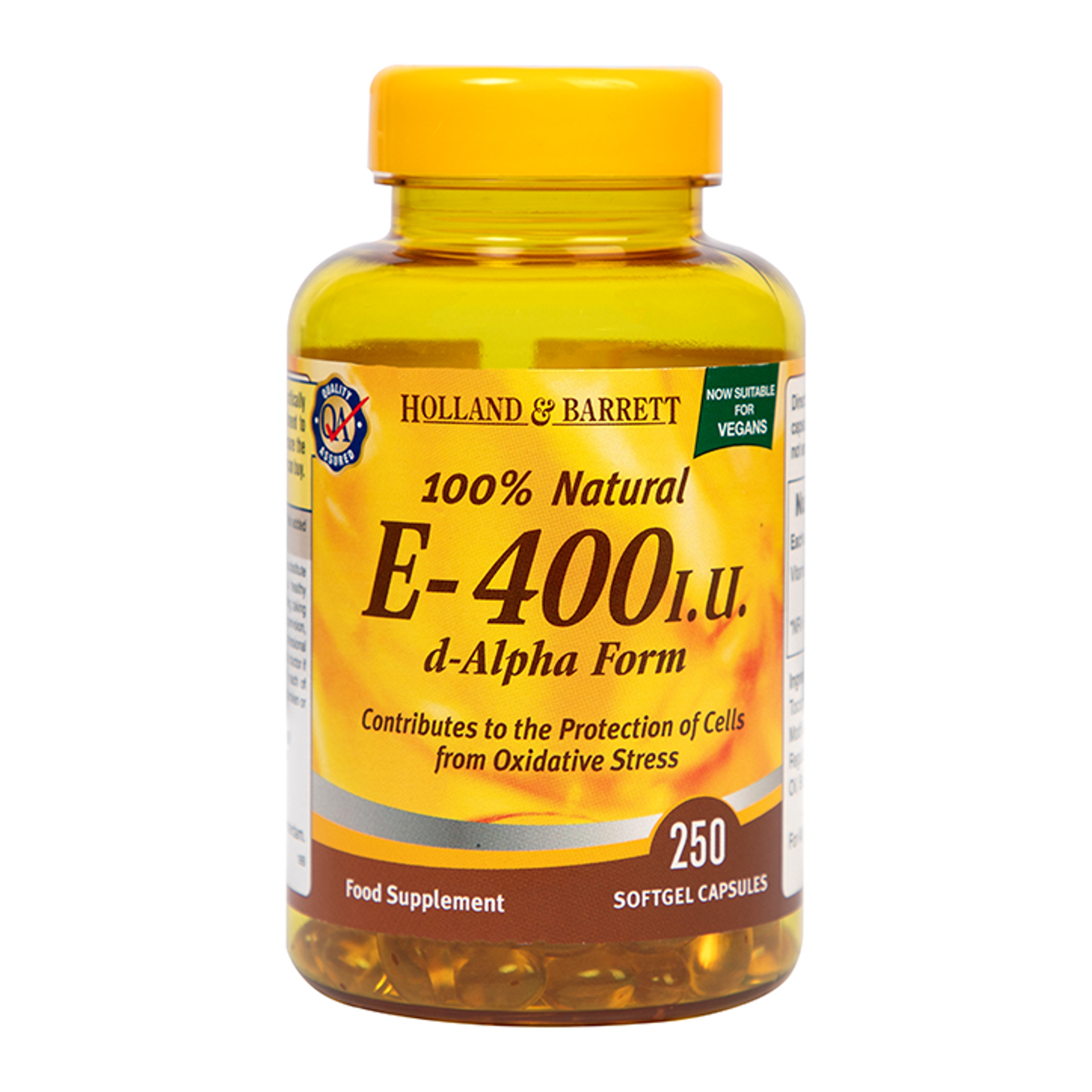 Vitamin E 400iu Softgel Capsules Vegan Holland & Barrett