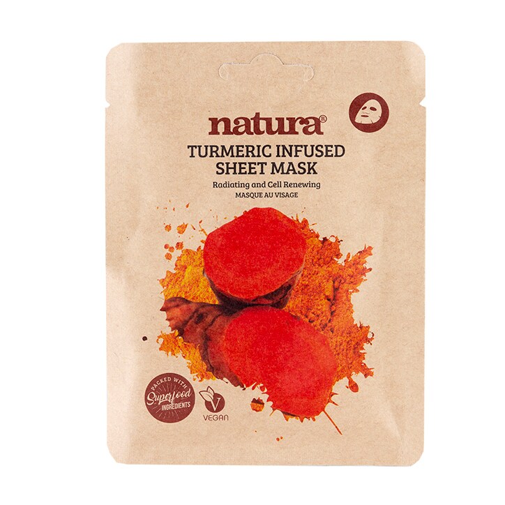 Natura Turmeric Infused Sheet Mask 22ml