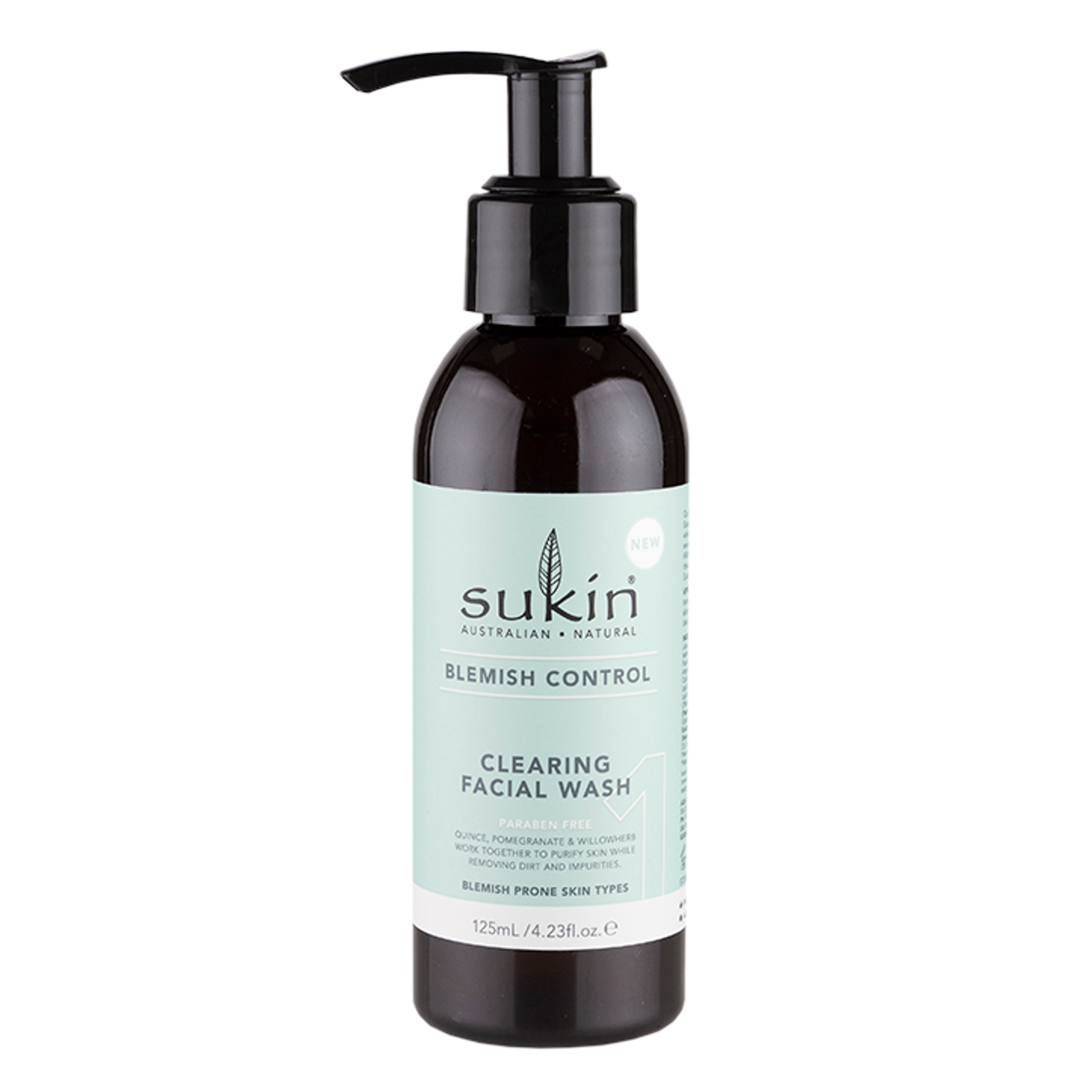 sukin blemish face wash
