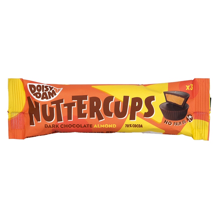 Doisy & Dam Vegan Chocolate and Almond Butter Nuttercups 30g