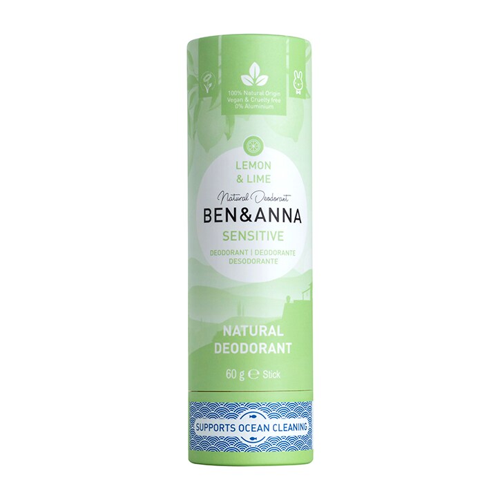 Ben & Anna - Sensitive Lemon & Lime Deodorant 60g