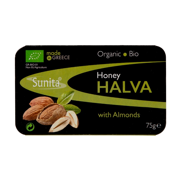 Sunita Halva With Honey & Almonds - Organic 75g