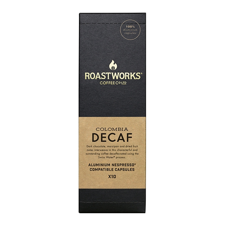 Roastworks Coffee Co Ltd. Decaf Colombia Nespresso Compatible Capsules 55g