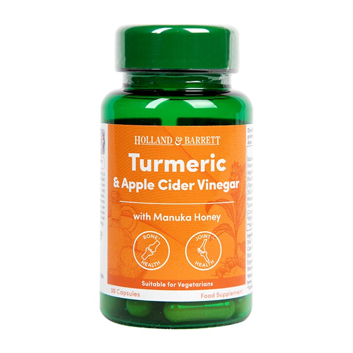 Holland & Barrett Turmeric and ACV with Manuka Honey 30 Capsules