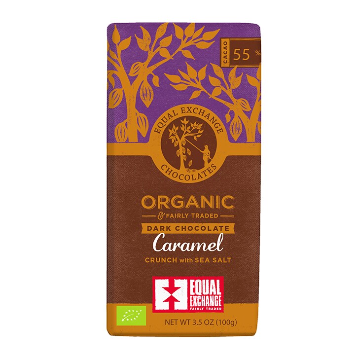 Equal Exchange 55% Dark Chocolate - Caramel Sea Salt 100g