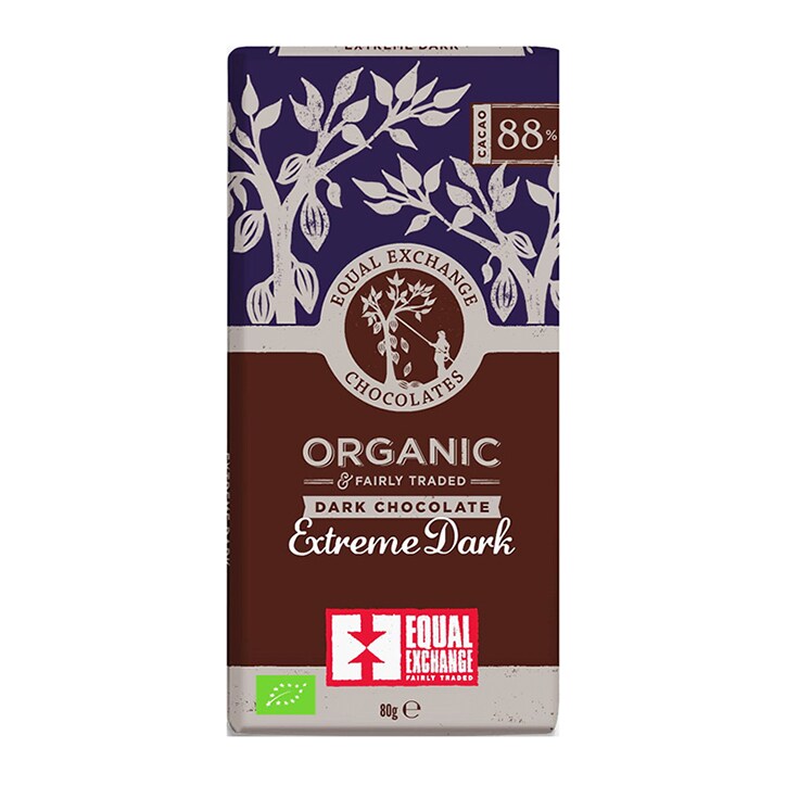 Equal Exchange 88% Extreme Dark Chocolate 80g
