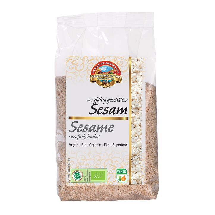 Pearls Of Samarkand Hulled Sesame Seeds - Organic 330g
