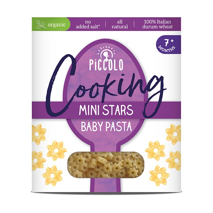 Piccolo Organic Baby Pasta Stars 7m+ 400g