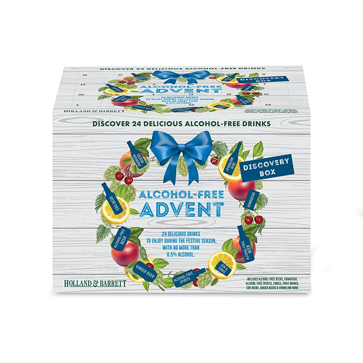 Holland & Barrett Alcohol Free Drinks Advent Discovery Box