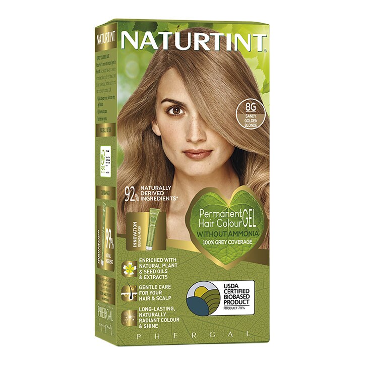 Naturtint Permanent Hair Colour 8G Sandy Golden Blonde