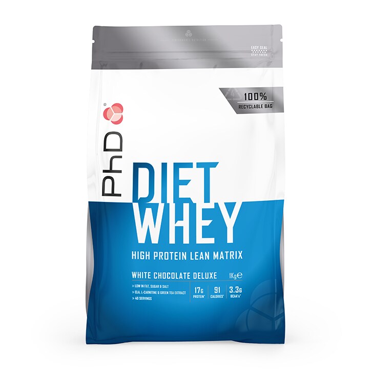 PhD Diet Whey Powder White Chocolate 1000g