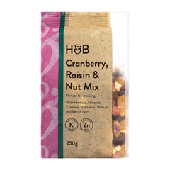 Image 1 for Cranberry, Raisin & Nut Mix 250g