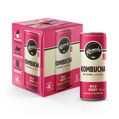 Image 2 for Wild Berry Kombucha 4x 330ml