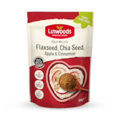 Milled Flaxseed, Chia Seed, Apple & Cinnamon 200g