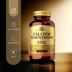 Image 2 for Calcium Magnesium plus Zinc 100 Tablets
