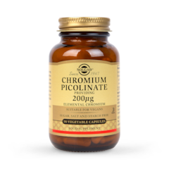 Chromium Picolinate 200µg 90 Vegi Capsules