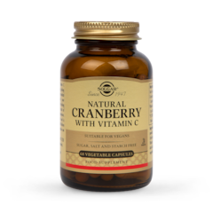 Natural Cranberry with Vitamin C 60 Vegi Capsules