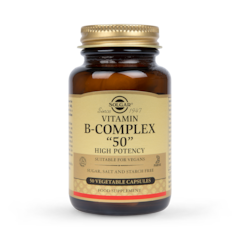 Vitamin B-Complex "50" High Potency 50 Vegi Capsules