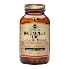 Solgar Vitamin B-Complex "100" Extra High Potency 100 Vegi Capsules