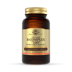 Image 1 for Vitamin B-Complex "100" Extra High Potency 100 Vegi Capsules