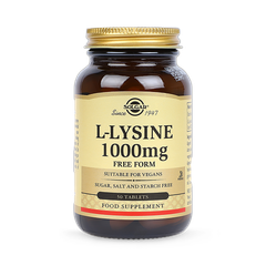 Image 1 for L-Lysine 1000mg Free Form 50 Tablets