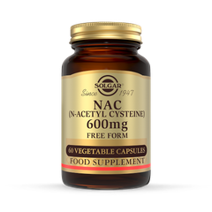 Image 1 for N-Acetyl Cysteine 600mg Free Form 60 Vegi Capsules