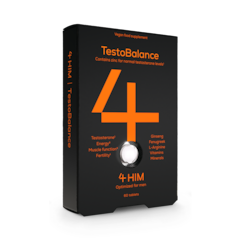 Image 1 for 4Him Testobalance Testosterone Supplements For Men 60 Vegan Tablets