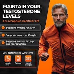 Image 2 for 4Him Testobalance Testosterone Supplements For Men 60 Vegan Tablets