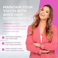 Image 4 for 4Her Hair Supplements For Women 60 Vegan Tablets