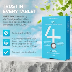 Image 4 for 4Her Multi Vitamins For Women 50+ 60 Vegan Tablets