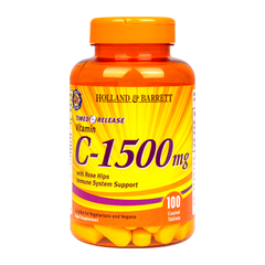 Image 1 for Timed Release Vitamin C With Wild Rose Hips 100 Caplets 1500mg